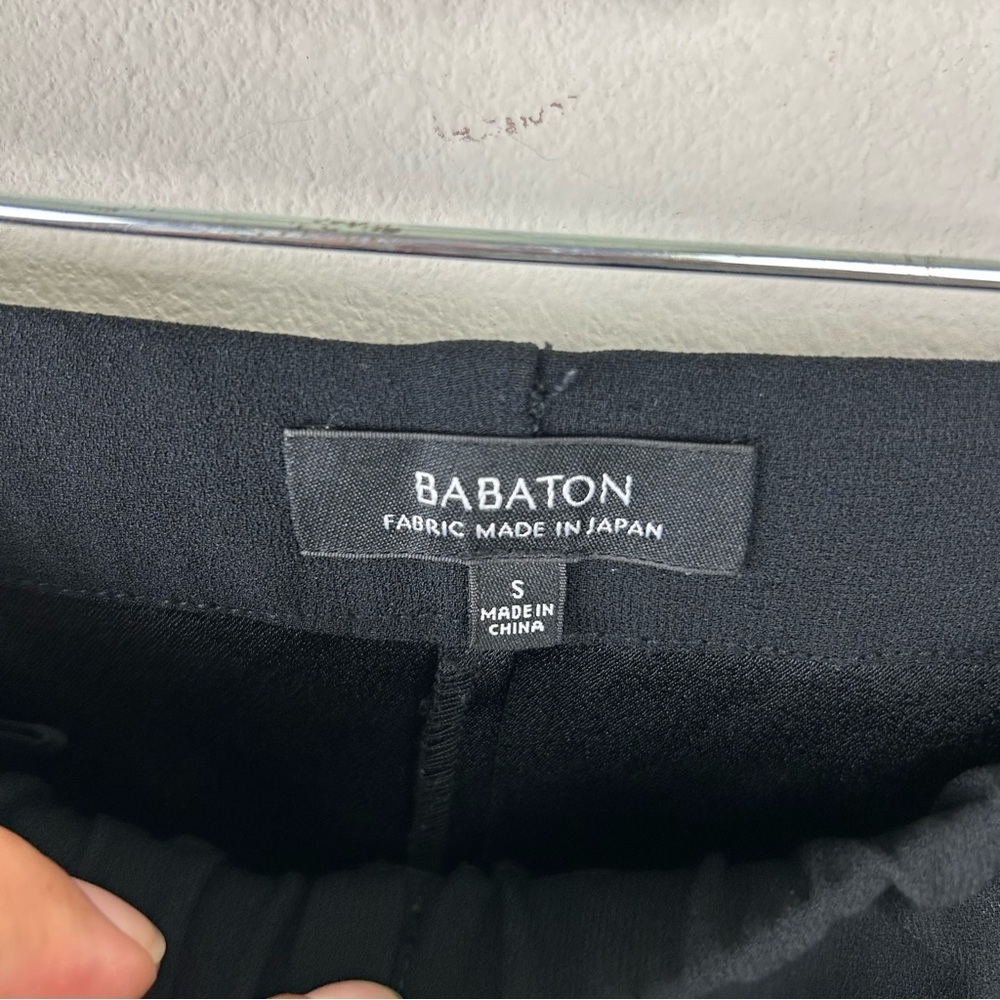 Babaton Aritzia Dexter Black Ankle pull-on dress pants size: S - Picture 8 of 12
